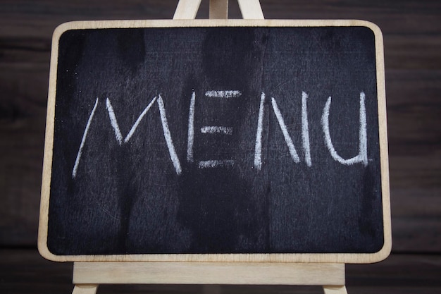 Tablica z menu i cenami